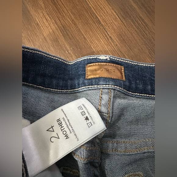 Mother denim like new the weekender fray in teaming up size 24 style 1535-104 - Picture 2 of 10